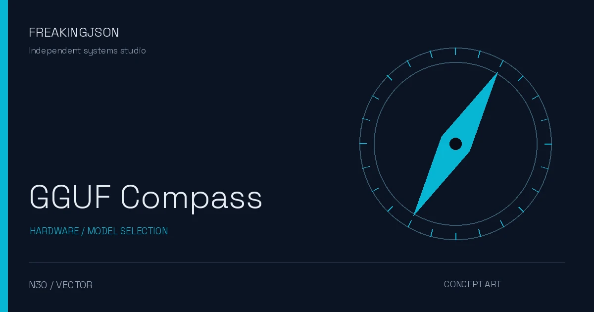 GGUF Compass — hardware to local LLM selector